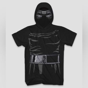 Men’s L Star Wars Kylo Ren Hooded T-Shirt NWT
